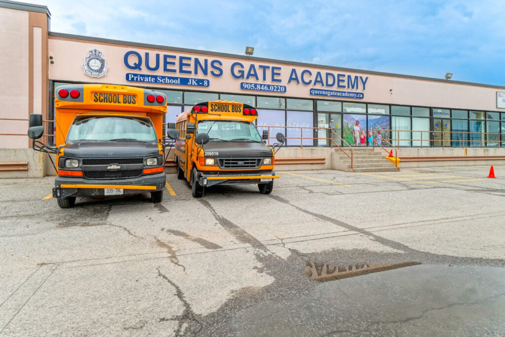 Queens gate academy school entrance